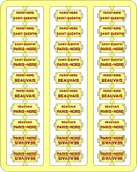 XB 048 plaques itineraire voiture nord