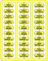 XB 053 plaques itineraire voiture est