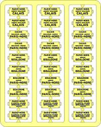 XB 055 plaques itineraire voiture nord