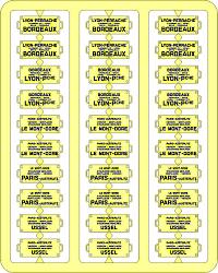 XB 056 plaques itineraire voiture sud ouest