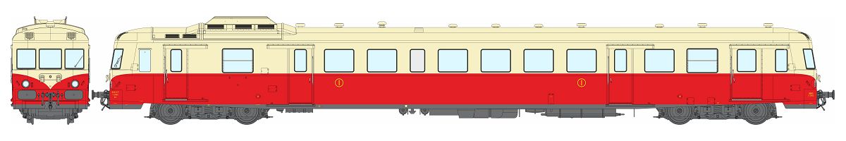 MB 227 M020 E-01 V1 X-2902 Jupe 1ere classe Origine rouge creme Nancy