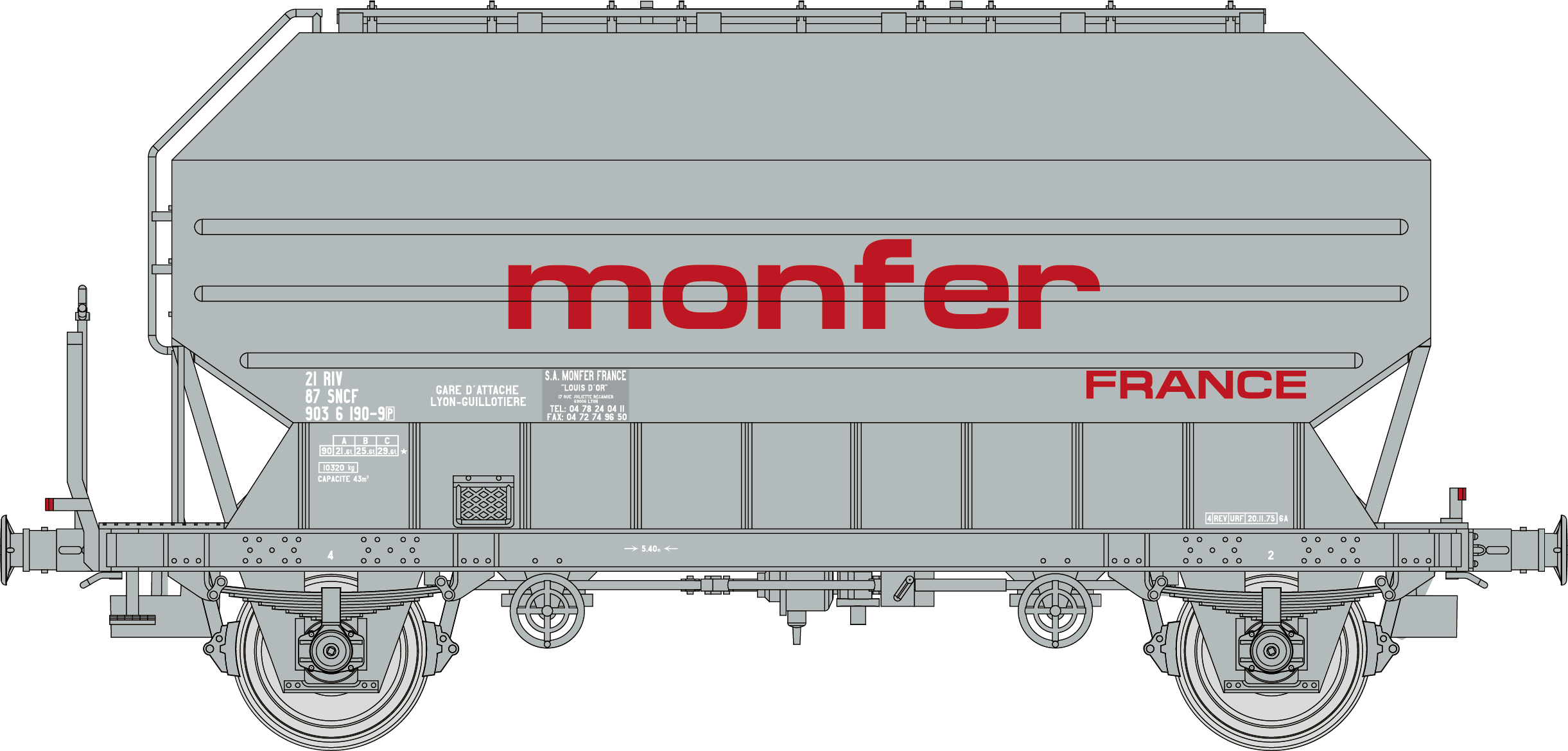 WB-897 - Céréalier FRANGECO MONFER FRANCE Ep.IV-V