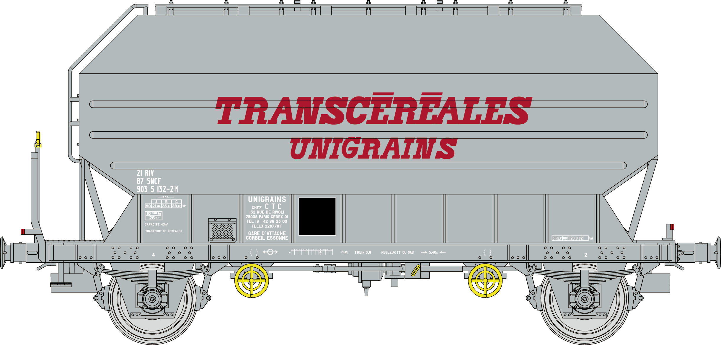 WB-898 - Céréalier TRANSCEREALES UNIGRAINS Ep.IV-V