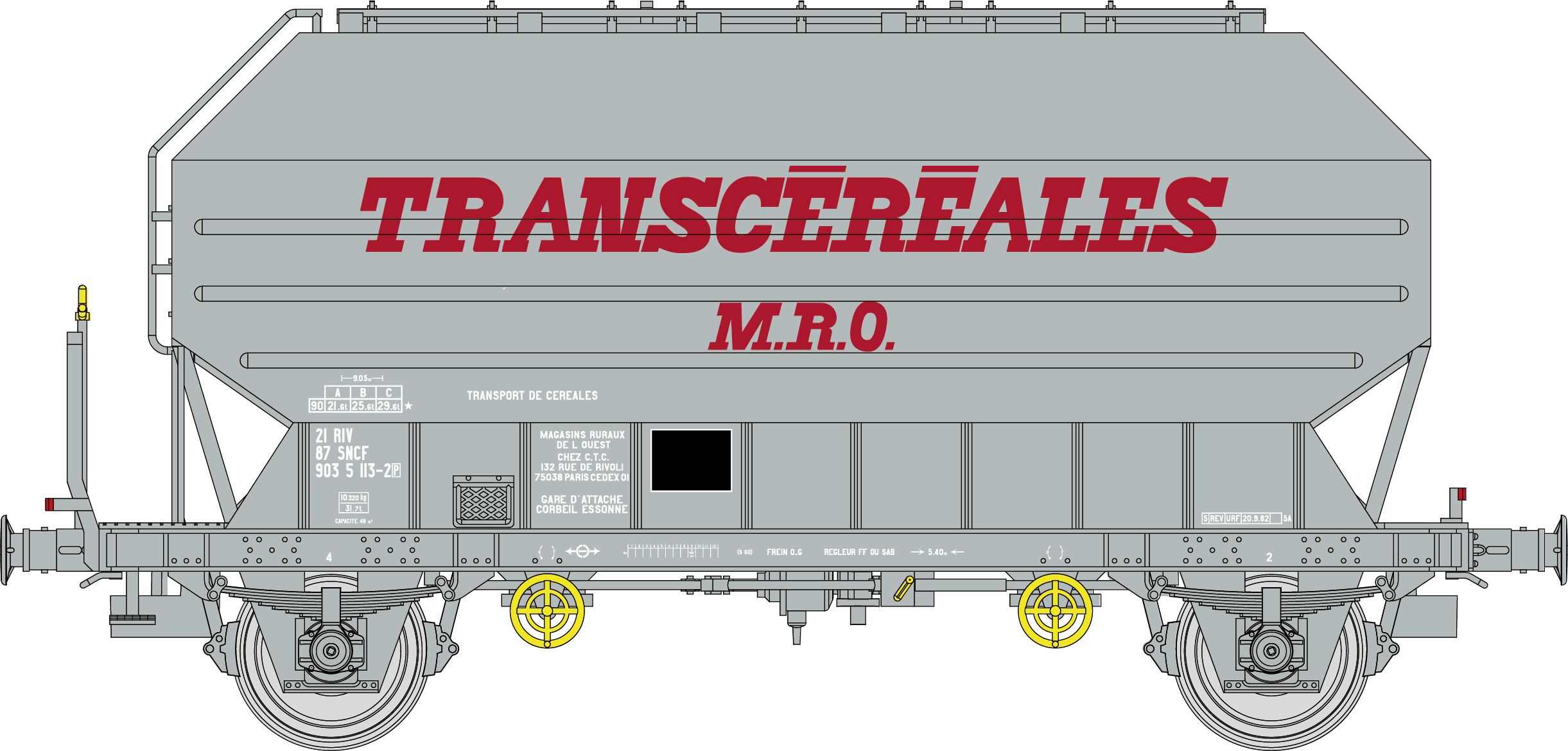 WB-903 - Céréalier FRANGECO TRANSCEREALES M.R.O. Ep.IV-V