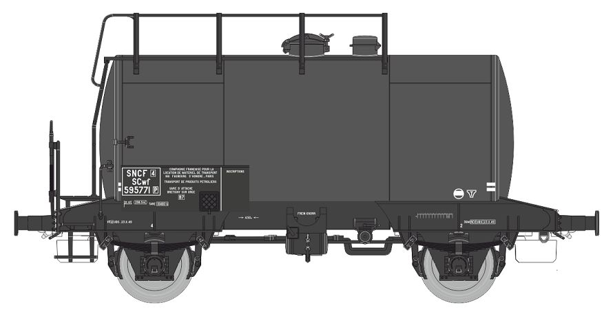 REE WBE-004 tank-wagon sans marquage