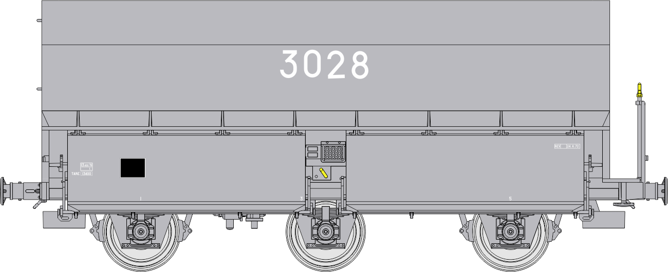 WB-966 - SET de 2 Wagons Coke MH45 “HBL” Ep.IV-V – Chargement de coke