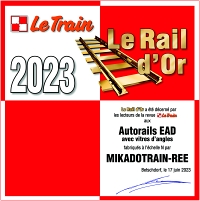 MIKADOTRAIN REE RAIL OR 2023 AUTORAILS EAD