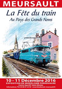Exposition 'La fête du train' à Meursault (21), les 10 et 11 décembre 2016