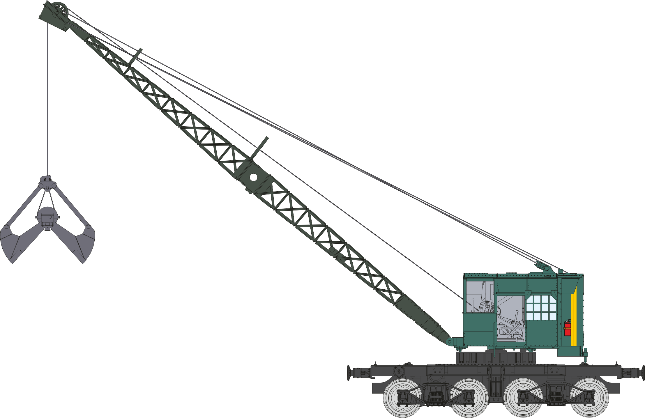 WB 792 - X045 A-01 - Option 1 - Grue Bondy SNCF Est  1