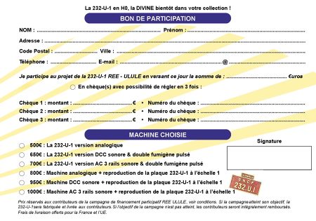 bon de participation au projet 232-U-1